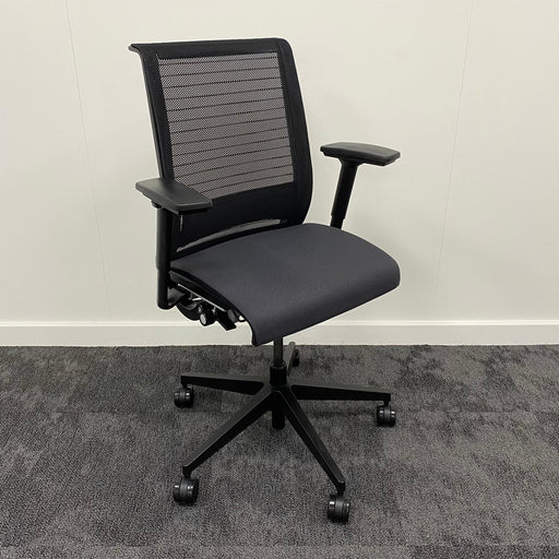 Steelcase - Think 3D Ergonomic Task Chair - Grey/Black Mesh - CSOS1792 | Coggin Sustainable Office Solutions | Online Shop