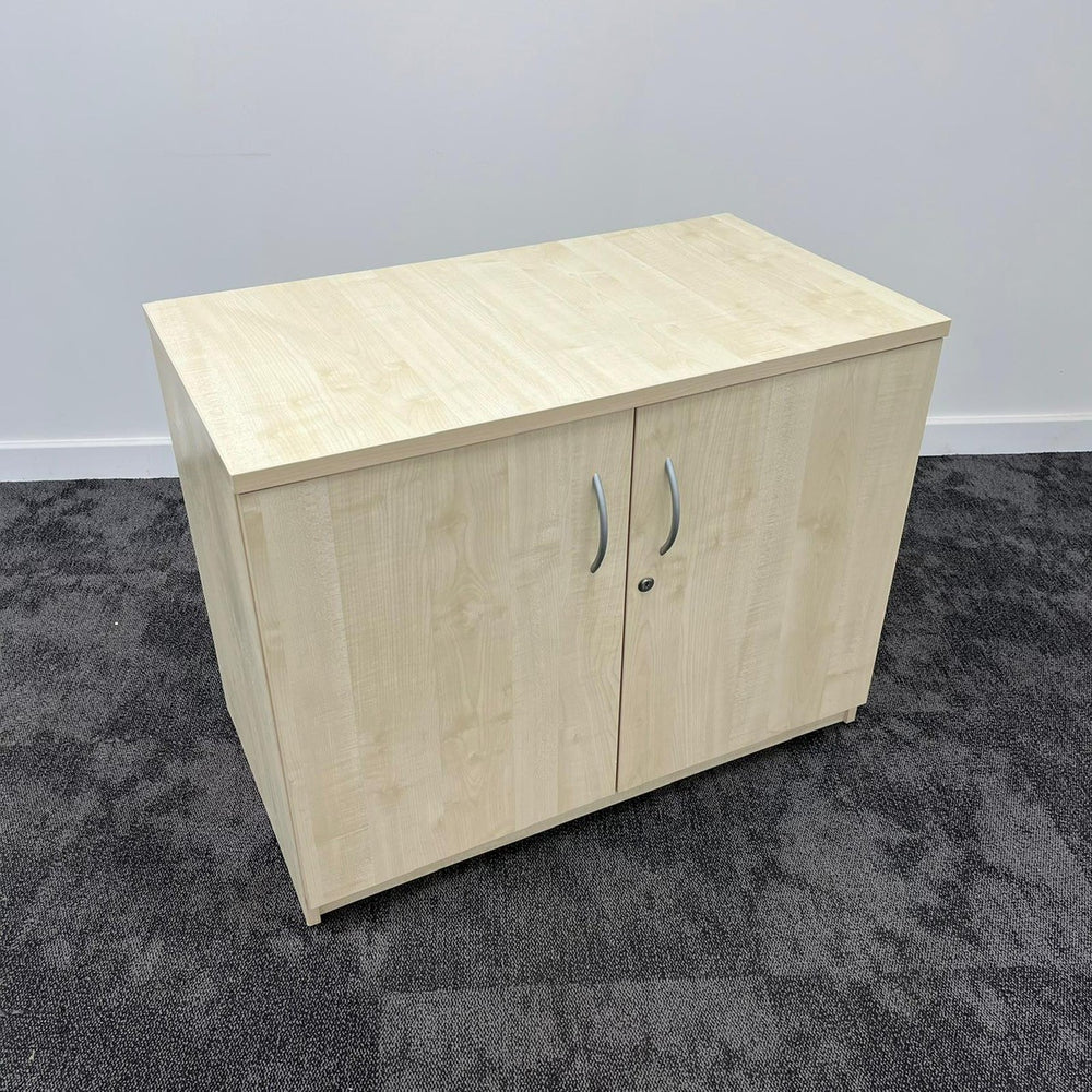 Wooden Storage Cupboard - H720mm - Maple - CSOS1954 | Coggin Sustainable Office Solutions | Online Shop